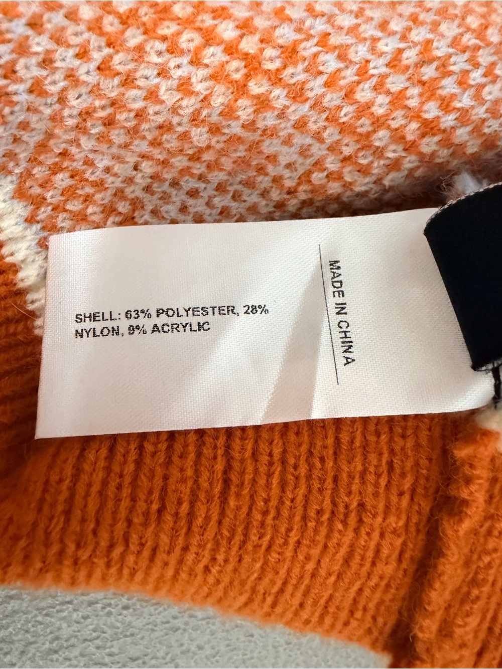 Cider Retro Floral Sweater Vest NWT Size XL Orange Blue Boho Indie Twee - Picture 7 of 9